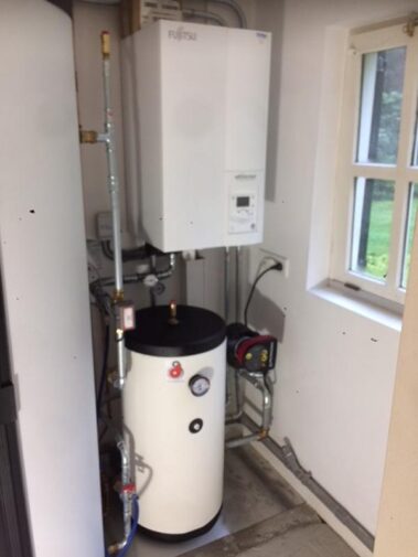 Opstelling warmtepomp Fujitsu | RA Techniek